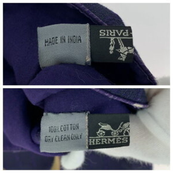 HERMES Amedaba GM Purple Tote Bag - Picture 4 of 9